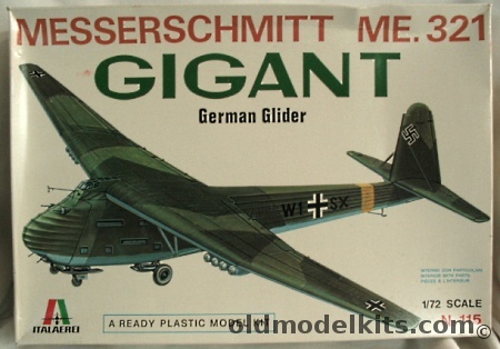 Italaerei 1/72 Messerschmitt Me-321 Gigant German Glider, 115 plastic model kit